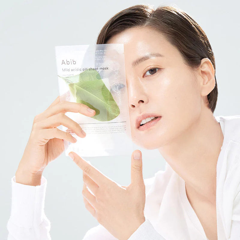 Abib - Mild Acidic pH Sheet Mask Heartleaf Fit (1 pièce) - Masque Tissu Apaisant Hydratant