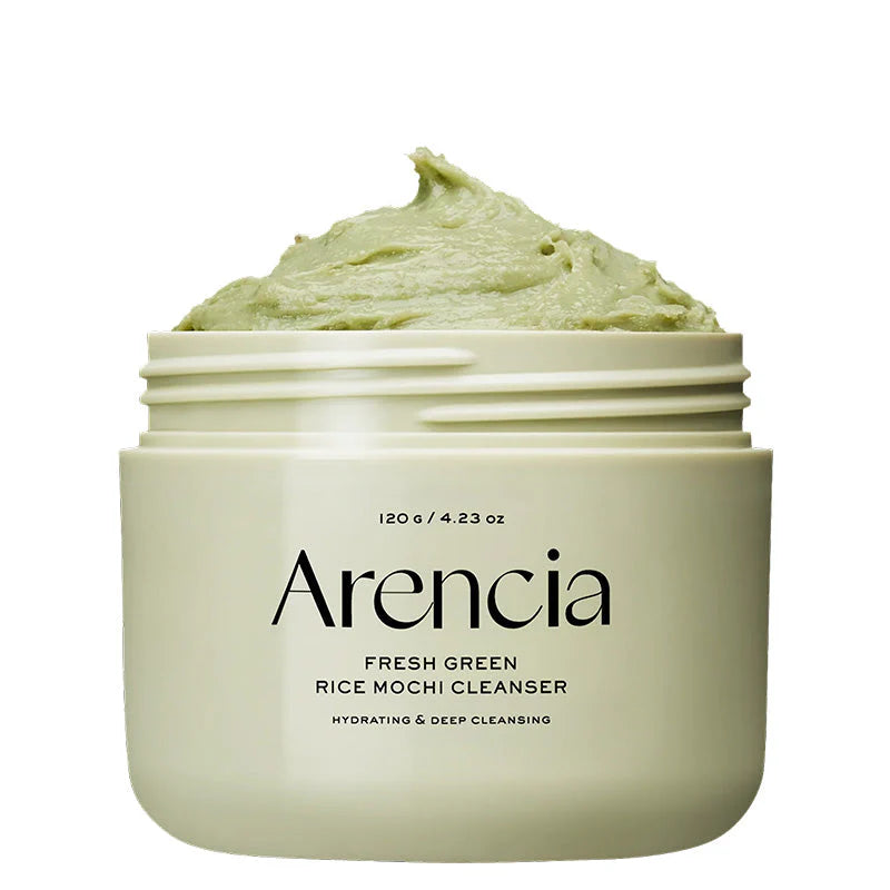 Arencia - Fresh Green Rice Mochi Cleanser (120 g) - Nettoyant Visage Purifiant Sébo-Régulateur