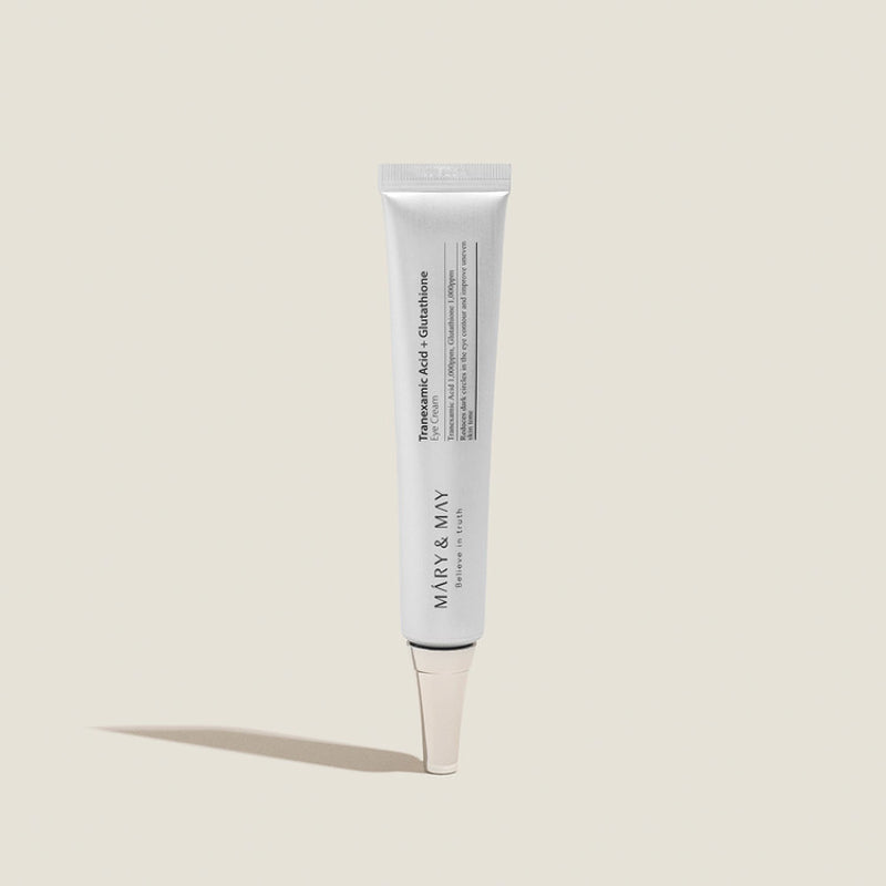Mary&May - Tranexamic Acid + Glutathion Eye Cream (30 g) - Contour des Yeux Anti-Cernes Éclaircissant