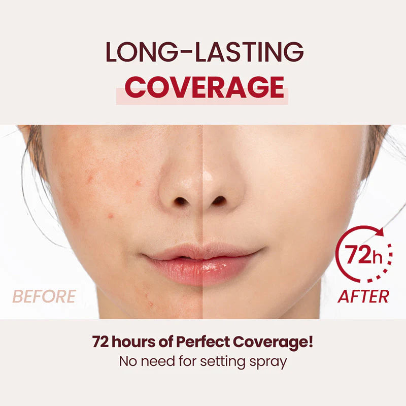 TirTir - Mask Fit Red Mini Cushion 17C PORCELAIN (4.5 g) - Cushion Haute Couvrance Longue Tenue