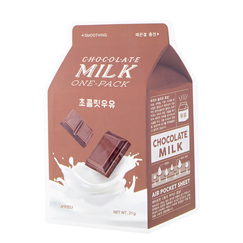 A'pieu - Chocolate Milk One-Pack (1 pièce) - Masque Tissu Nourrissant Hydratant