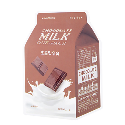 A'pieu - Chocolate Milk One-Pack (1 pièce) - Masque Tissu Nourrissant Hydratant