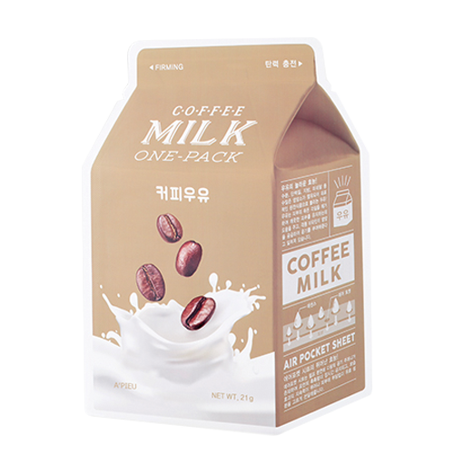 A'pieu - Coffee Milk One-Pack (1 pièce) - Masque Tissu Énergisant Éclat
