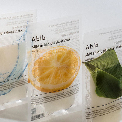 Abib - Mild Acidic pH Sheet Mask Aqua Fit (1 pièce) - Masque Tissu Hydratation Intense