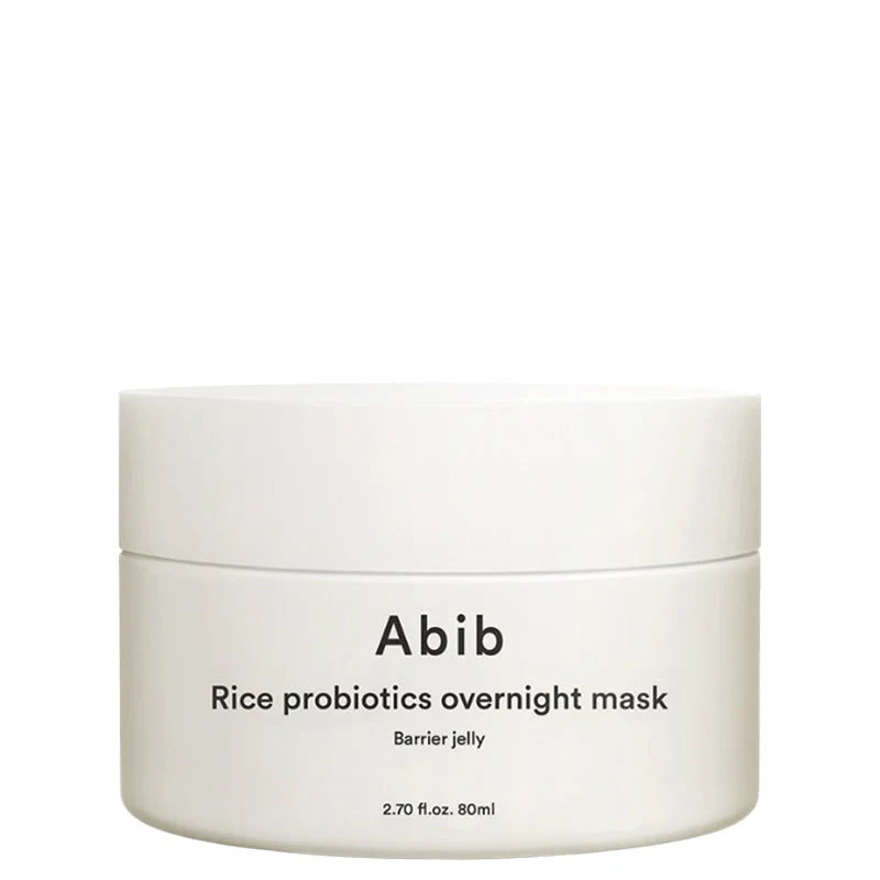 Abib - Rice Probiotics Overnight Mask Barrier Jelly (80 ml) - Masque de Nuit Hydratant Barrière Cutanée