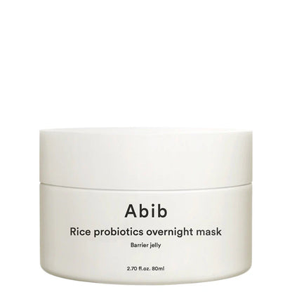 Abib - Rice Probiotics Overnight Mask Barrier Jelly (80 ml) - Masque de Nuit Hydratant Barrière Cutanée
