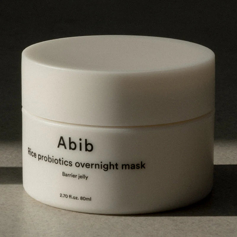 Abib - Rice Probiotics Overnight Mask Barrier Jelly (80 ml) - Masque de Nuit Hydratant Barrière Cutanée