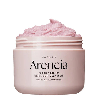 Arencia - Fresh Rosehip Rice Mochi Cleanser (120 g) - Nettoyant Visage Éclat Antioxydant