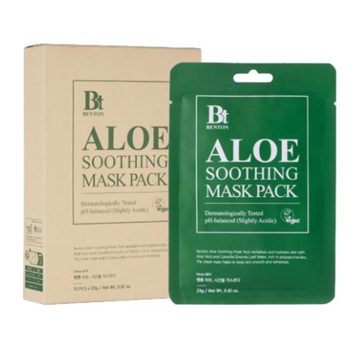 Benton - Aloe Soothing Mask Pack (1 pièce) - Masque Tissu Apaisant Hydratant