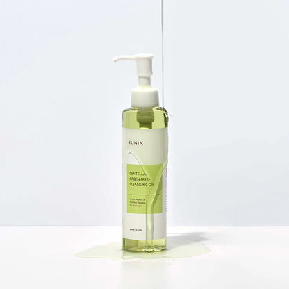 IUNIK - Centella Green Fresh Cleansing Oil (200 ml) - Huile Démaquillante Apaisante