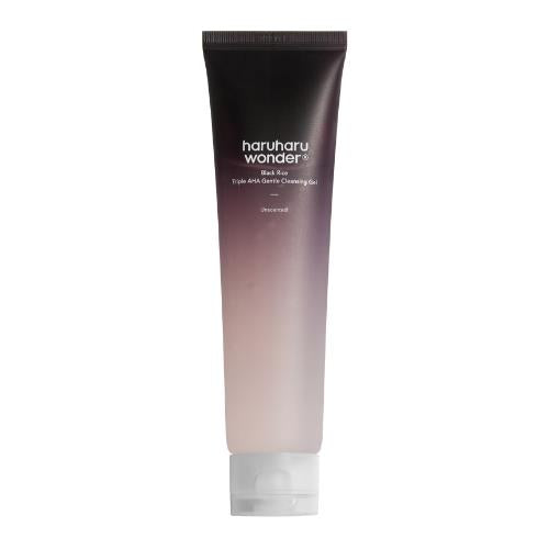 HaruHaru Wonder - Black Rice Triple AHA Gentle Cleansing Gel (100 ml) - Gel Nettoyant Exfoliant AHA Éclat