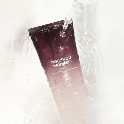 HaruHaru Wonder - Black Rice Triple AHA Gentle Cleansing Gel (100 ml) - Gel Nettoyant Exfoliant AHA Éclat