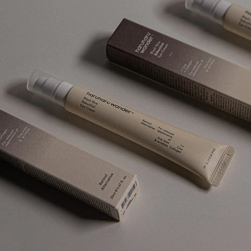 HaruHaru Wonder - Black Rice Bakuchiol Eye Cream (20 ml) - Crème Contour des Yeux Anti-Âge Fermeté