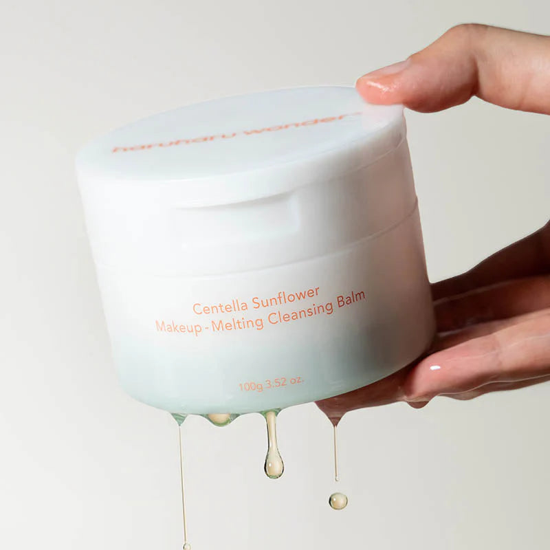 HaruHaru Wonder - Centella Sunflower Makeup Melting Cleansing Balm (100 g) - Baume Démaquillant Apaisant Hydratant