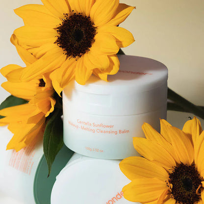 HaruHaru Wonder - Centella Sunflower Makeup Melting Cleansing Balm (100 g) - Baume Démaquillant Apaisant Hydratant