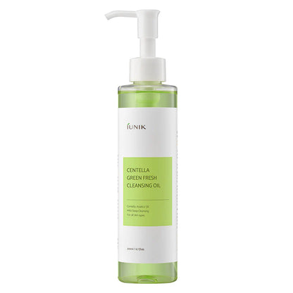 IUNIK - Centella Green Fresh Cleansing Oil (200 ml) - Huile Démaquillante Apaisante