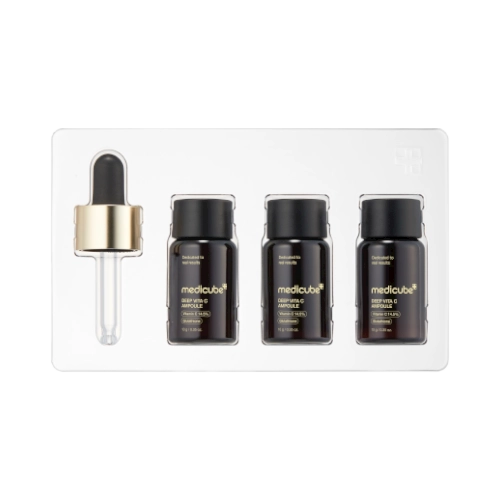 Medicube - Deep Vita C Ampoule 2.0 (10 g x3) - Ampoule Anti-Taches Éclat