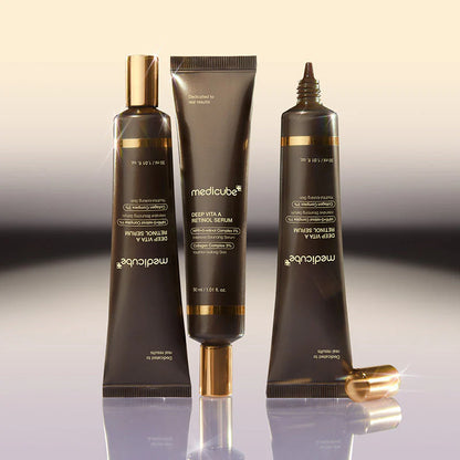 Medicube - Deep Vita A Retinol Serum (30 ml) - Sérum Rétinol Anti-Âge Lissant