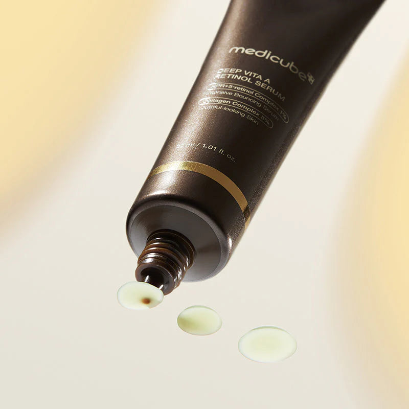 Medicube - Deep Vita A Retinol Serum (30 ml) - Sérum Rétinol Anti-Âge Lissant