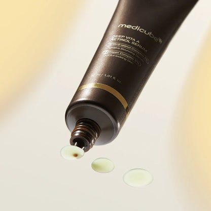 Medicube - Deep Vita A Retinol Serum (30 ml) - Sérum Rétinol Anti-Âge Lissant