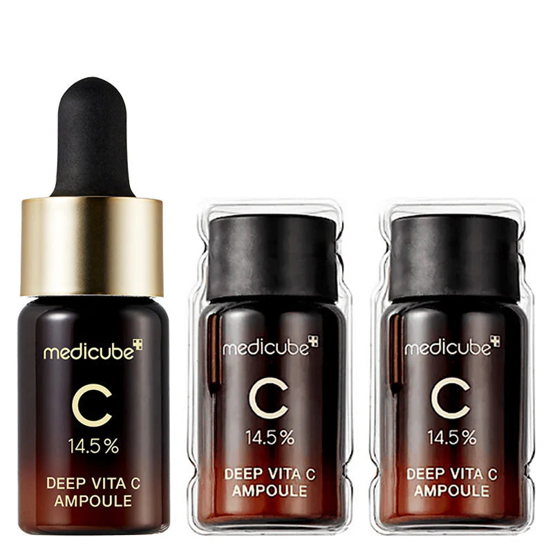 Medicube - Deep Vita C Ampoule 2.0 (10 g x3) - Ampoule Anti-Taches Éclat