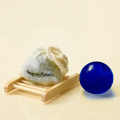 Ongredients - Butterfly Pea Cleansing Ball (110 g) – Savon Nettoyant Visage Éclat