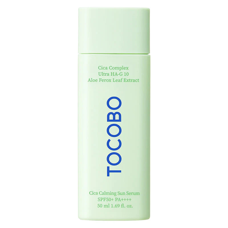 Tocobo - Cica Calming Sun Serum SPF50+ PA++++ (50 ml) - Sérum Solaire Apaisant Hydratant