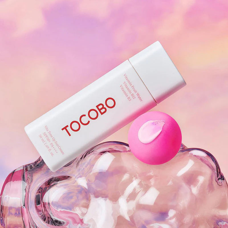 Tocobo - Vita Tone Up Sun Cream SPF50+ PA++++ (50 ml) - Crème Solaire Éclat Tone-Up
