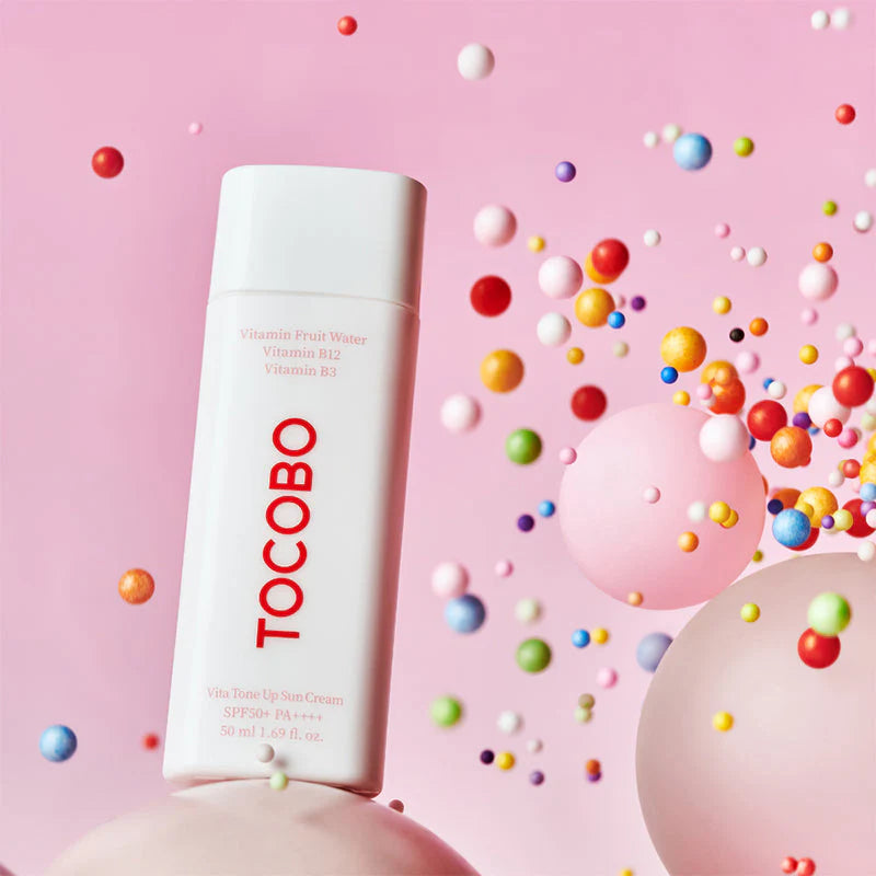 Tocobo - Vita Tone Up Sun Cream SPF50+ PA++++ (50 ml) - Crème Solaire Éclat Tone-Up